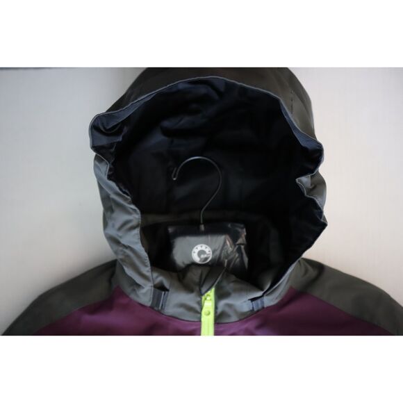 Ski-Doo Teens' Sz 8 Deep Purple Particle Waterproof Winter Snow Jacket - Picture 10 of 16